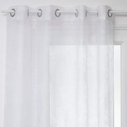 Curtain Atmosphera Tropical Polyester White (140 x 240 cm)