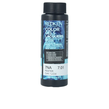 Dauerfärbung Redken Color Gel Lacquers 7NA-pewter 3 x 60 ml Fluid