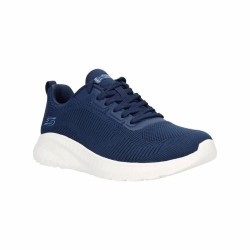 Sports Trainers for Women Skechers Bobs Sport Squad Chaos Face Off Dark blue