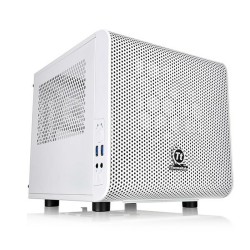 Boîtier Demi Tour Mini ITX THERMALTAKE Core V1 Snow Edition Blanc