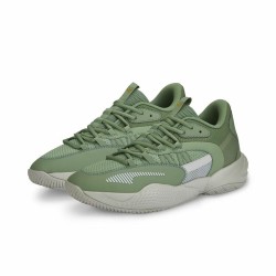 Chaussures de Basket-Ball pour Adultes Puma Court Rider 2.0 Vert Unisexe