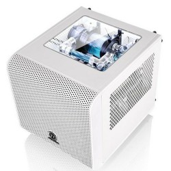 Boîtier Demi Tour Mini ITX THERMALTAKE Core V1 Snow Edition Blanc