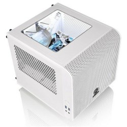 Boîtier Demi Tour Mini ITX THERMALTAKE Core V1 Snow Edition Blanc