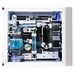 Boîtier Demi Tour Mini ITX THERMALTAKE Core V1 Snow Edition Blanc