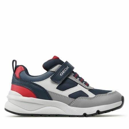 Chaussures casual enfant Geox Rooner Gris Blue marine