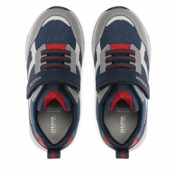 Chaussures casual enfant Geox Rooner Gris Blue marine