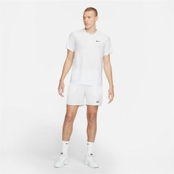 Men’s Short Sleeve Polo Shirt Nike Court Dri-Fit Advantage White