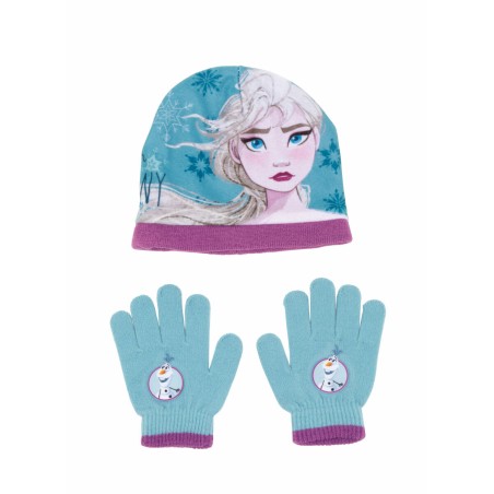 Mütze und Handschuhe Frozen Memories Blau