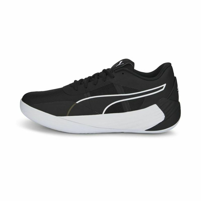 Chaussures de Basket-Ball pour Adultes Puma Fusion Nitro Team Noir Unisexe