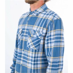 Chemise à manches longues homme Hurley Santa Cruz Bleu