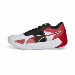 Basketball Shoes for Adults Puma Fusion Nitro Team White Men