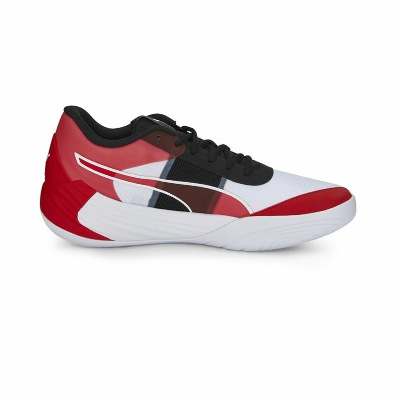 Chaussures de Basket-Ball pour Adultes Puma Fusion Nitro Team Blanc Homme