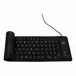 Keyboard Mobility Lab ML300559 AZERTY Roll-up Black