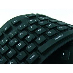 Tastatur Mobility Lab ML300559 AZERTY Einklappbar Schwarz