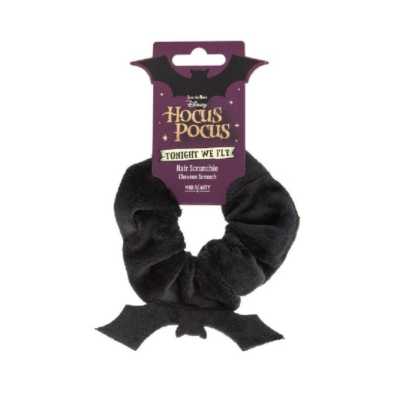 Élastique à cheveux Mad Beauty Hocus Pocus Noir Élastique Chauve-souris