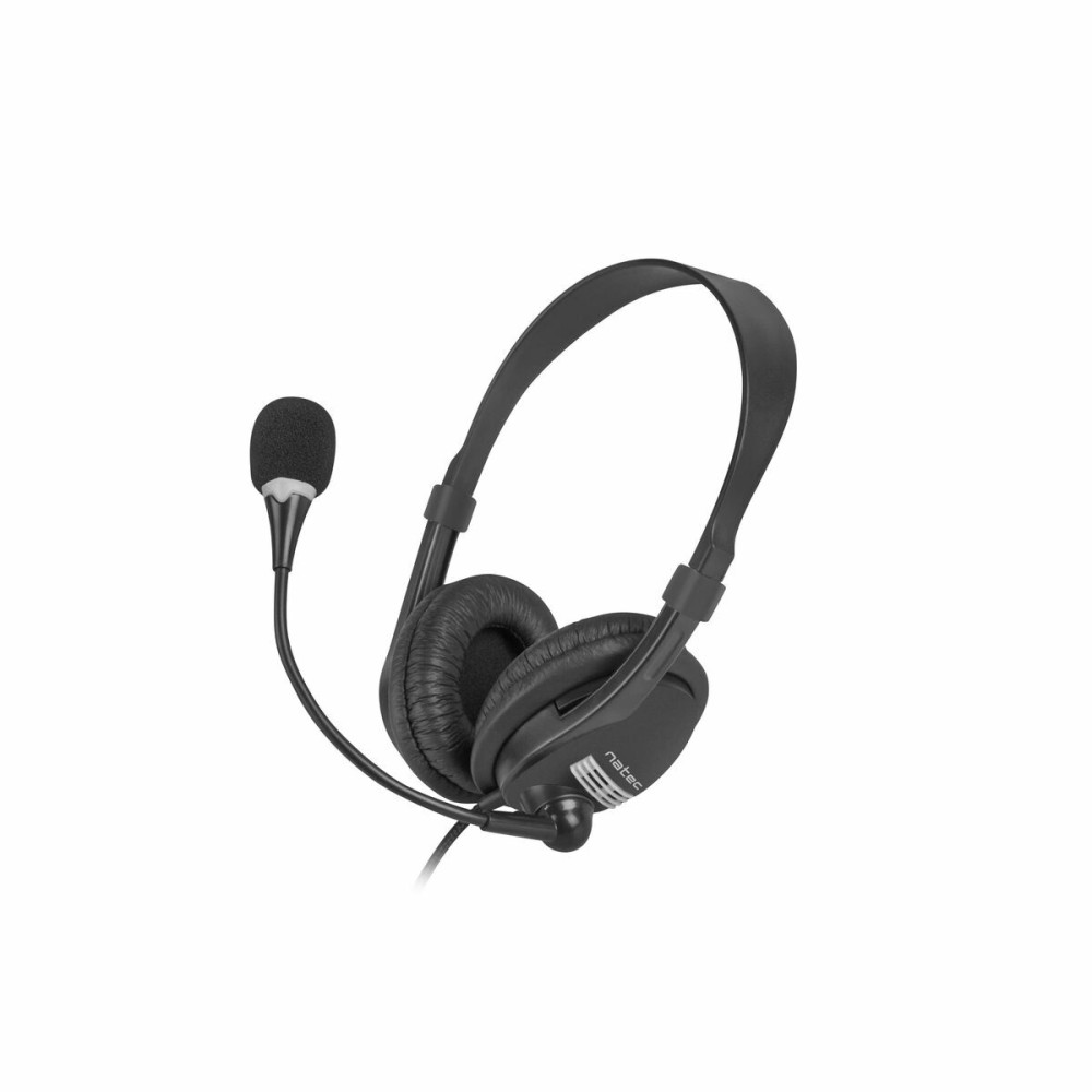 Casques avec Microphone Natec Drone Noir Orange