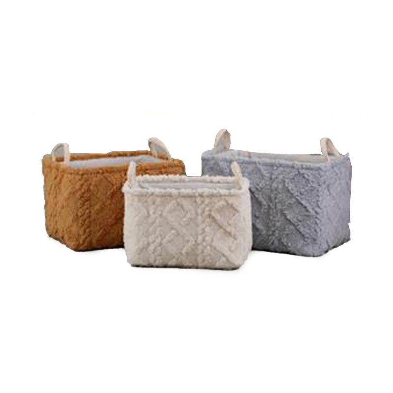 Korb-Set DKD Home Decor Polyester (42 x 32 x 27 cm)