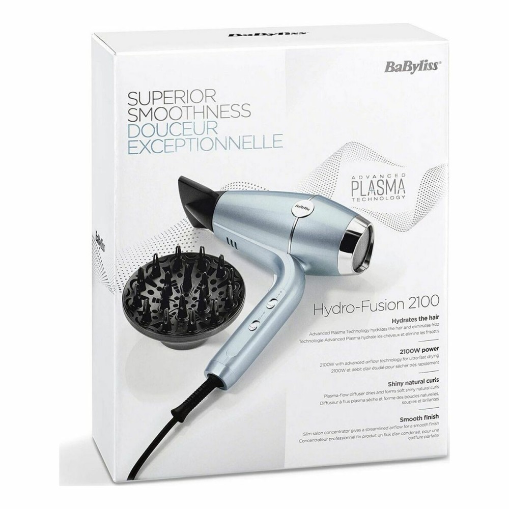 Sèche-cheveux Babyliss Bleu Métallisé 2100 W