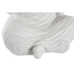 Figurine Décorative DKD Home Decor 25,5 x 19 x 39 cm Blanc Moine Oriental (2 Unités)