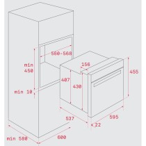 Four à pyrolyse Teka 41534010 44 L Display LED 2615W 44 L