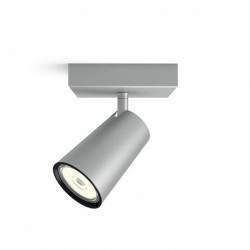 Projecteur LED Philips Foco Argenté Aluminium 10 W 10,2 x 10,2 x 9,2 cm