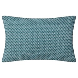 Coussin Atmosphera Otto Bleu Coton (50 x 30 cm)