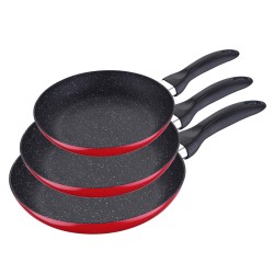 Set of pans San Ignacio Red 3 Pieces Aluminium