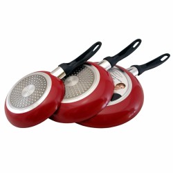 Set of pans San Ignacio Red 3 Pieces Aluminium