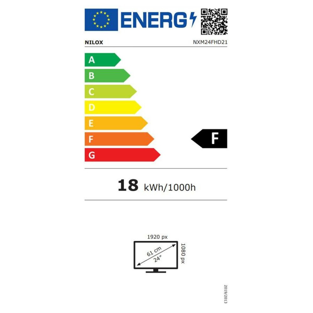 Écran Nilox NXM24FHD111 Full HD 24" 100 Hz