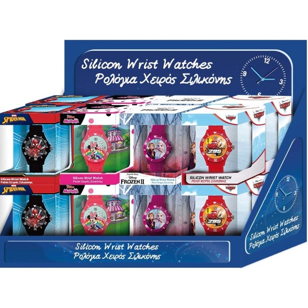 Uhr für Kleinkinder Disney 562A2021-SET16 (Ø 43 mm) (Ø 32 mm) (Ø 38 mm) (Ø 44 mm)
