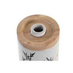 Soap Dispenser DKD Home Decor 8 x 9 x 17,5 cm Black White Stoneware