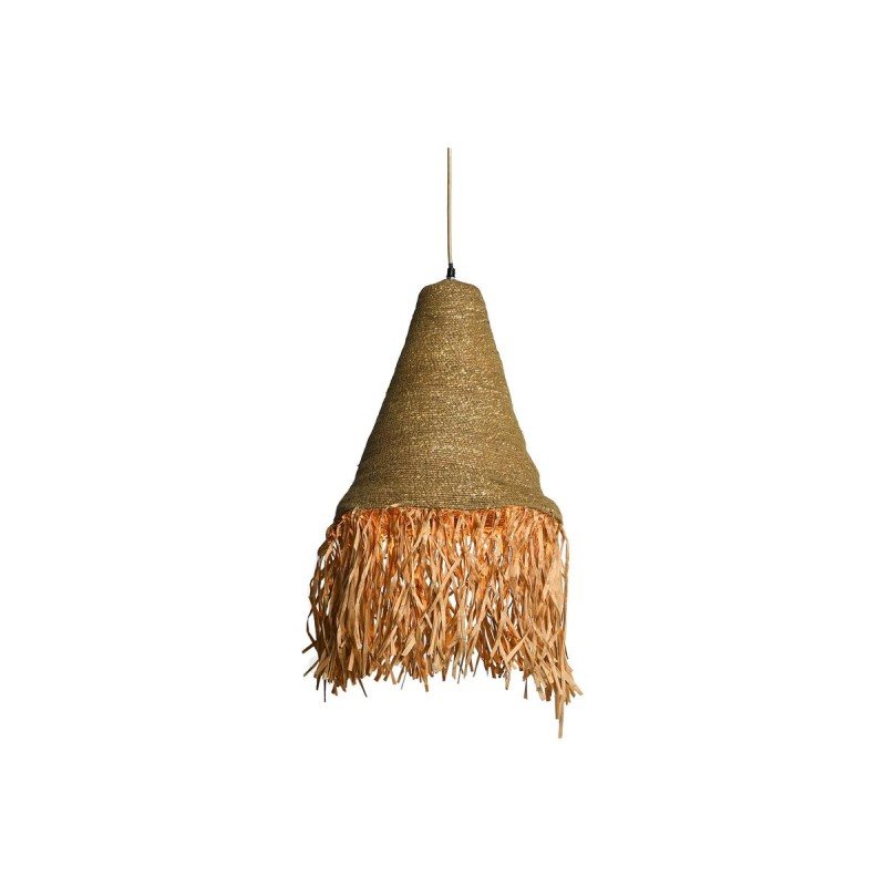 Deckenlampe DKD Home Decor natürlich Eisen 50 W Jute (44 x 44 x 67 cm)