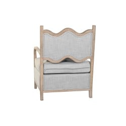 Armchair DKD Home Decor 66 x 70 x 88 cm 70 x 73 x 88 cm Fir Light brown Light grey