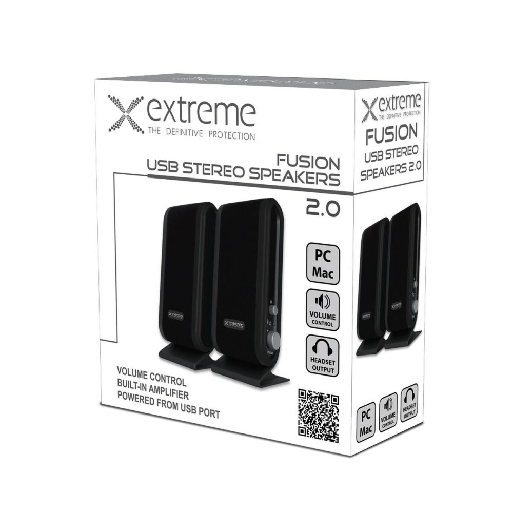 Haut-parleurs de PC Extreme XP102 Noir 2 W 4 W