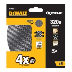 Disques abrasifs Dewalt DTM8562-QZ Ø 125 mm 320 g 5 Unités