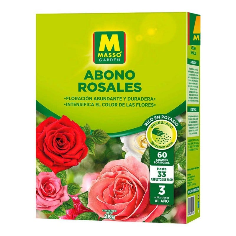 Engrais non biologiques Massó 234113 rosier 2 Kg 2 L 2 kg