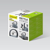 Théière Feel Maestro MR-1302-GREY Noir Gris Acier inoxydable 2,5 L