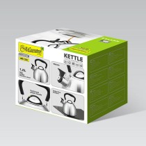 Teekanne Feel Maestro MR-1336 Schwarz Silberfarben Edelstahl 1,8 L