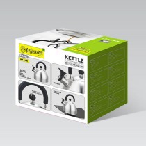 Théière Feel Maestro MR-1300 Noir Argenté Acier inoxydable 2 L