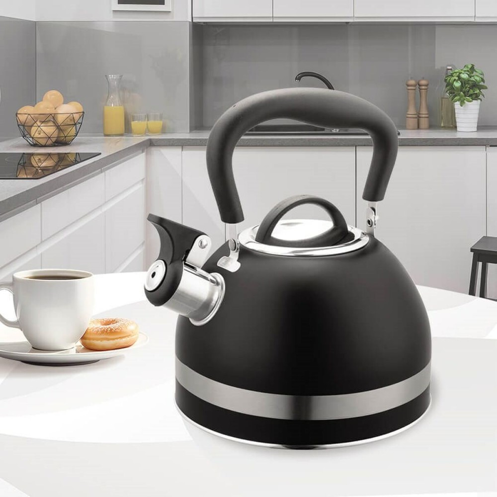 Teapot Feel Maestro MR-1336-BLACK Black Stainless steel 1,8 L