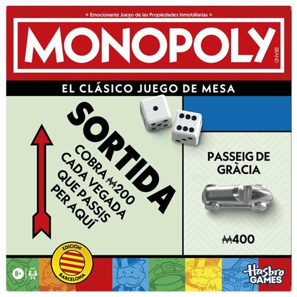 Educational Game Hasbro Monopoly Barcelona
