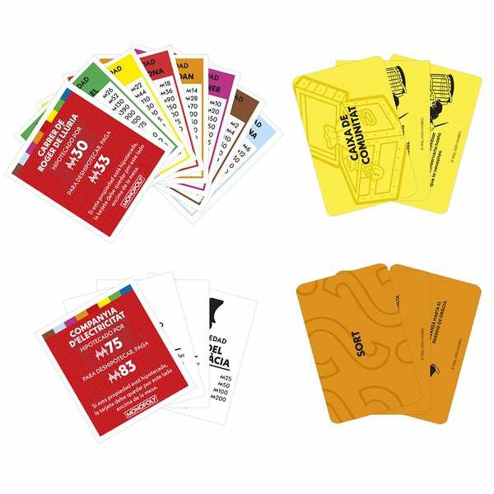 Educational Game Hasbro Monopoly Barcelona