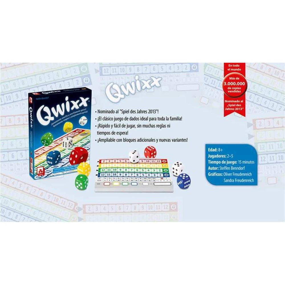Educational Game Fournier Qwixx