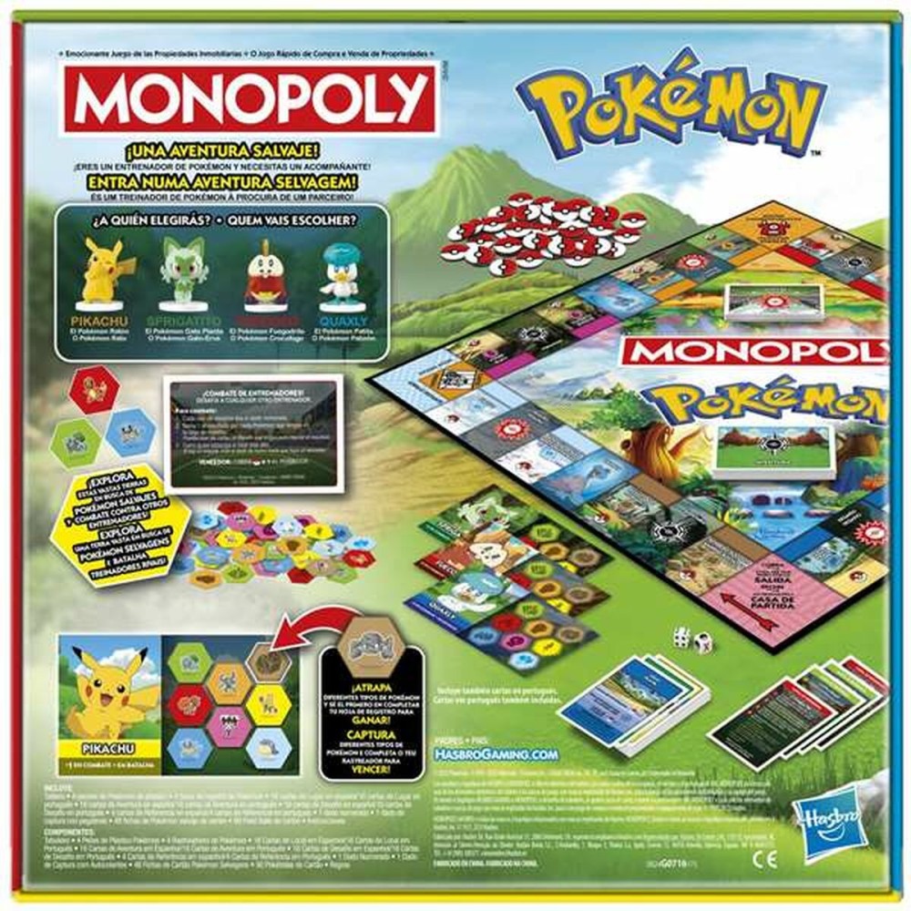 Tischspiel Hasbro Monopoly Pokemon