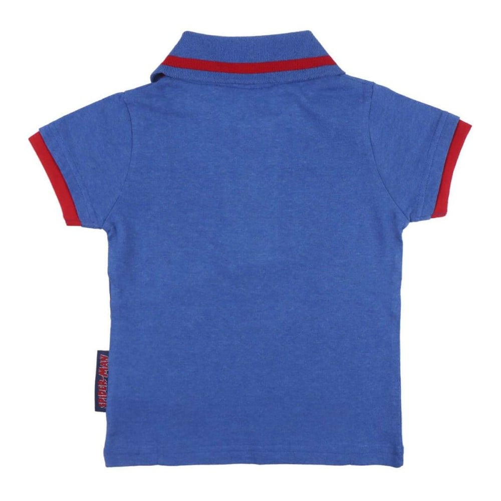 Child's Short Sleeve T-Shirt Spider-Man Blue