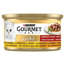 Katzenfutter Purina Huhn Leber 85 g