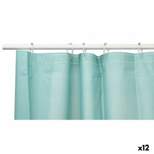 Duschvorhang Berilo SC-MIX-01-GREEN grün Polyäthylen EVA 180 x 180 cm (12 Stück)