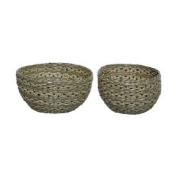 Lot de paniers Kitchen Goods Naturel (2 Pièces)