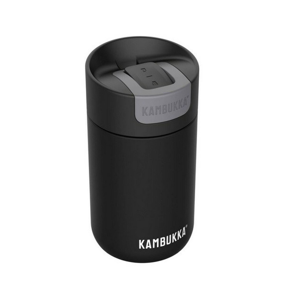Thermosflasche Kambukka Olympus Schwarz Silikon Edelstahl 300 ml
