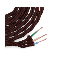 Câble EDM 3 x 1 mm Marron 5 m